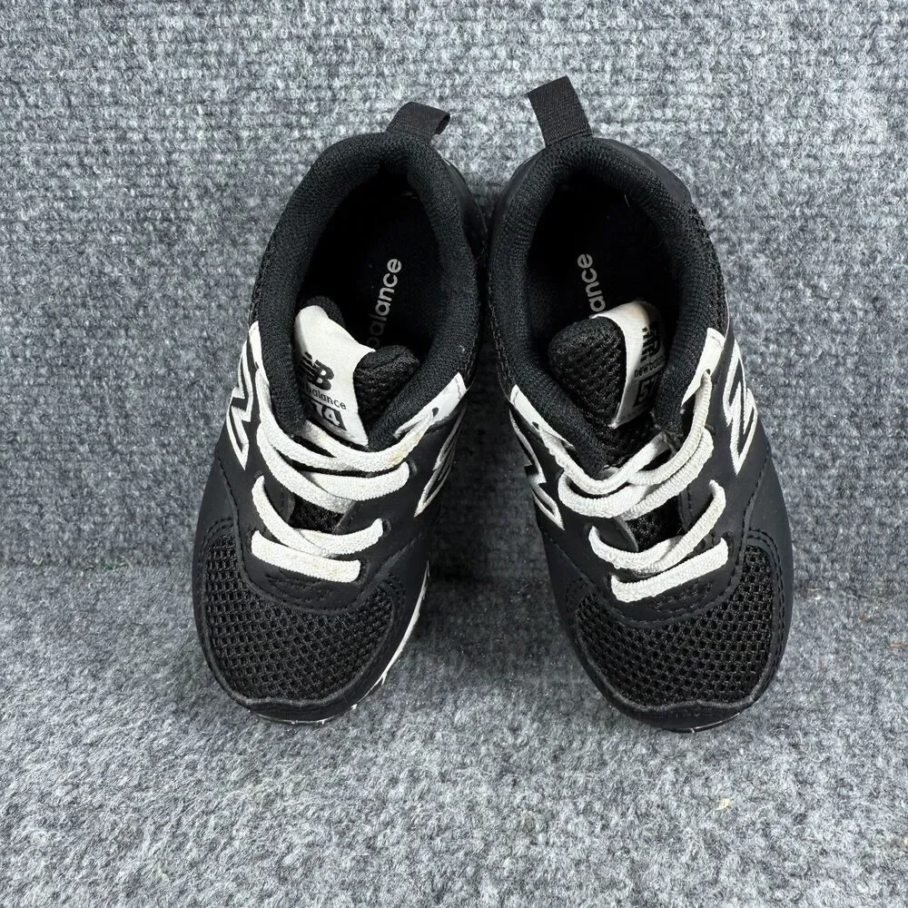 New Balance 574 Toddler 6 Shoes Black White Athletic Sneakers - Picture 7 of 11